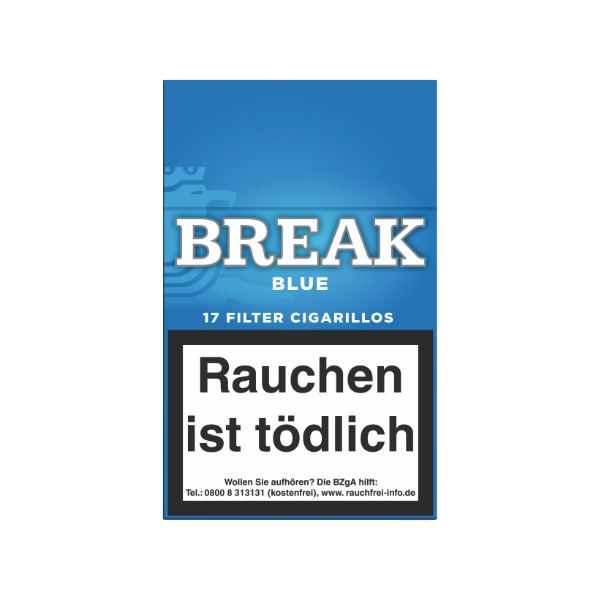 Break Blue Filter Cigarillos 10 x 17 Zigarillos Break Blue Filter Cigarillos 10 x 17 Zigarillos